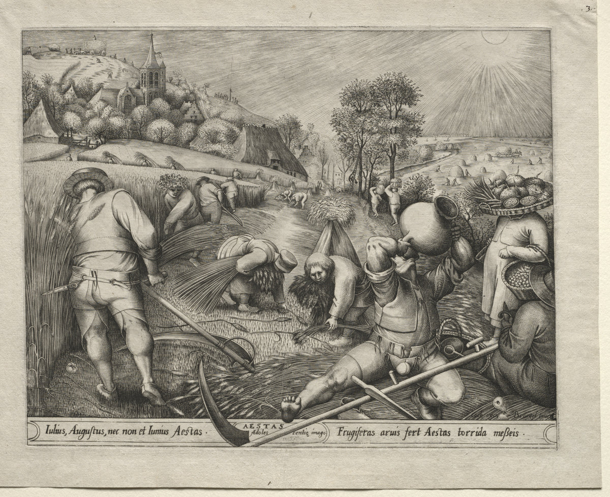 Pieter Bruegel the Elder — The Four Seasons: Summer | Engraving Print