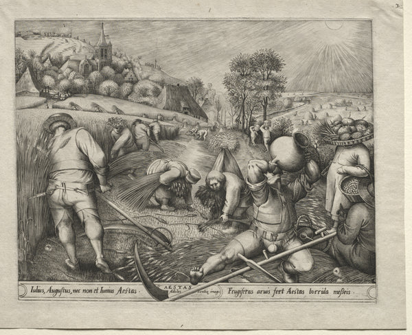 Pieter Bruegel the Elder — The Four Seasons: Summer | Engraving Print