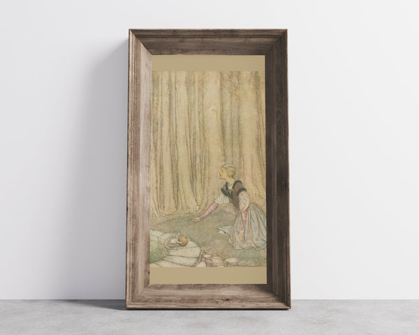 Arthur Rackham — The Frog Prince | Fairy Tale Illustration Print