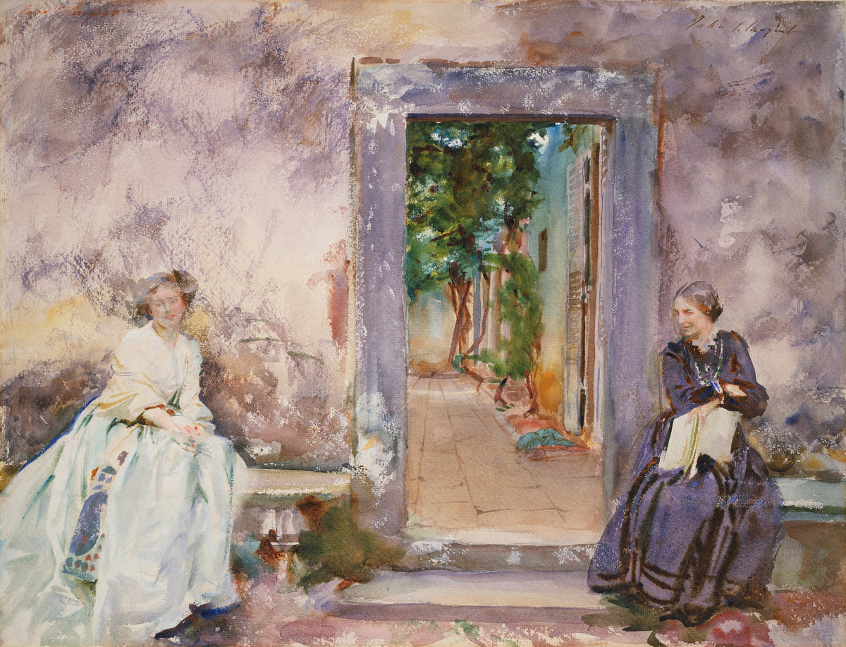 John Singer Sargent — The Garden Wall | Fine Art Print