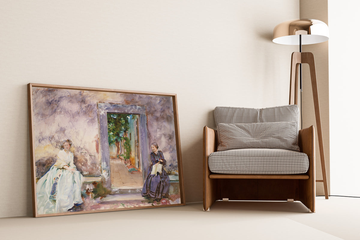 John Singer Sargent — The Garden Wall | Fine Art Print