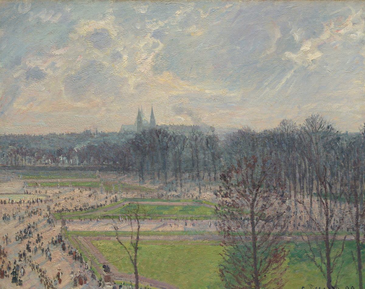 Camille Pissarro — The Garden of the Tuileries on a Winter Afternoon | Fine Art Print