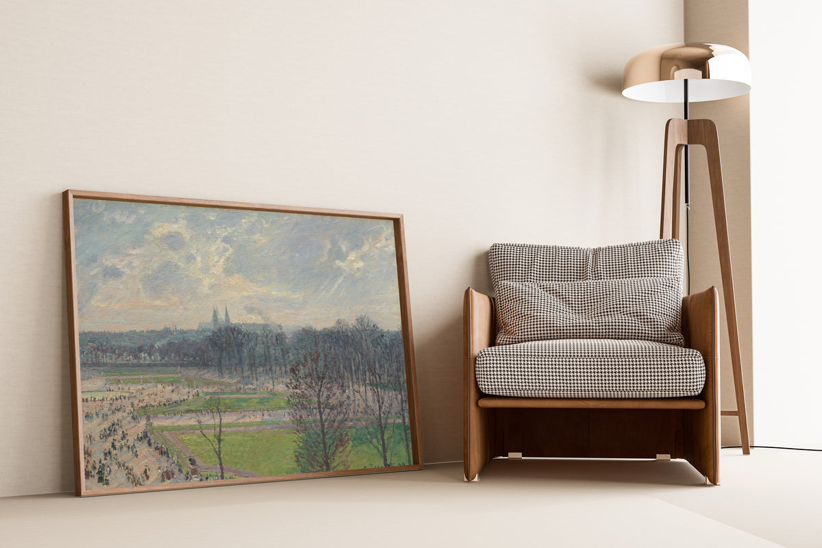 Camille Pissarro — The Garden of the Tuileries on a Winter Afternoon | Fine Art Print