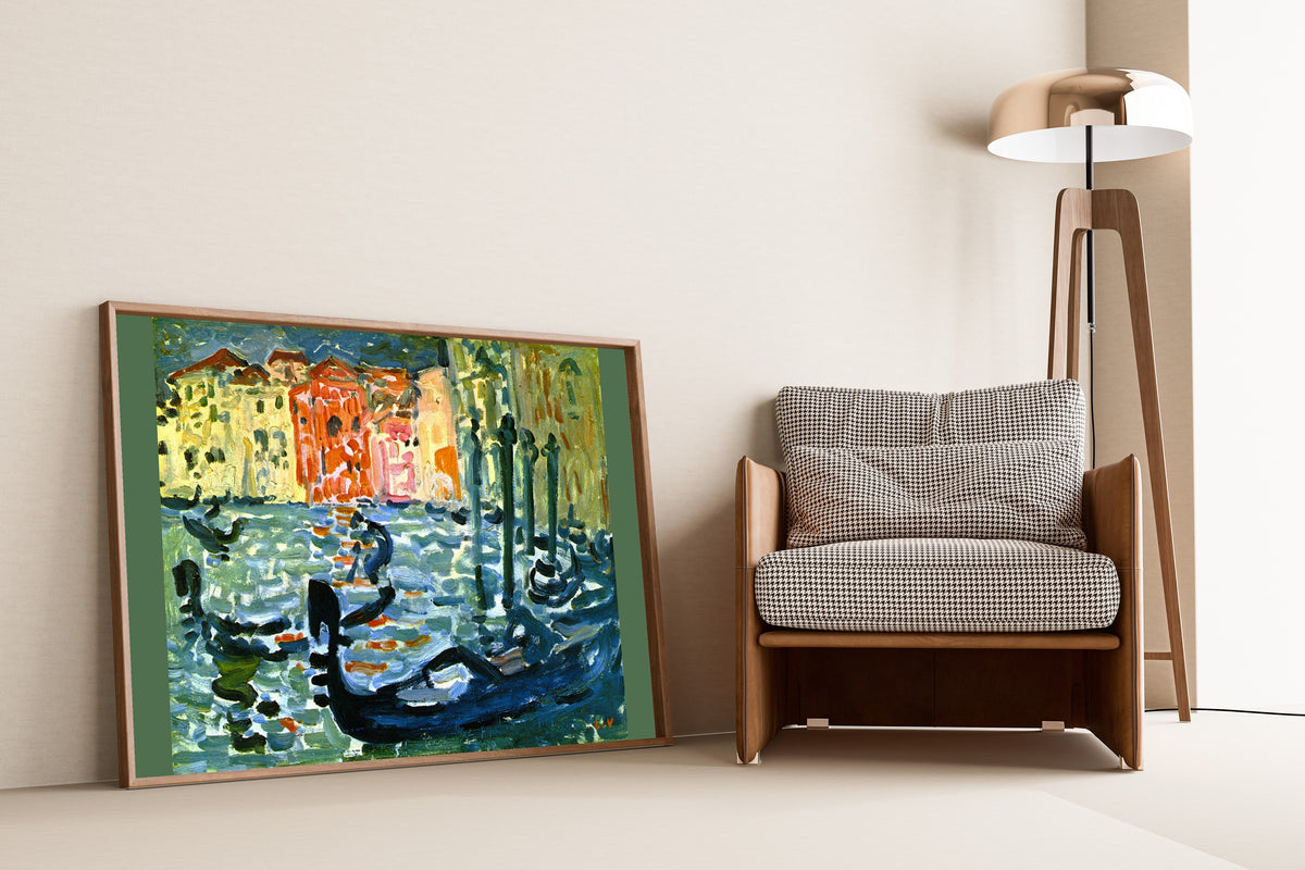 Louis Valtat — The Gondolas of Venice | Fine Art Print