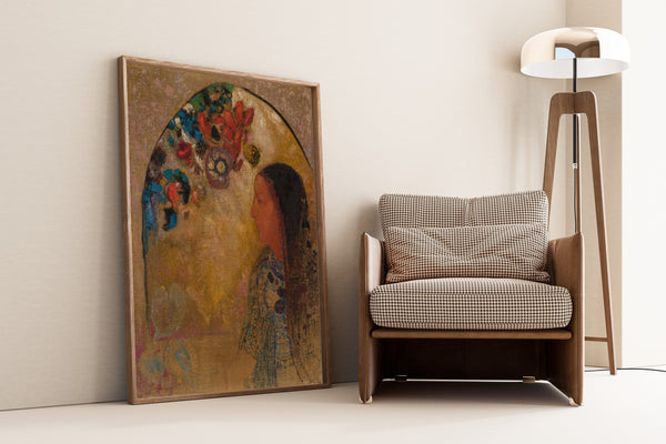 Odilon Redon — The Gothic Window | Symbolist Art Print