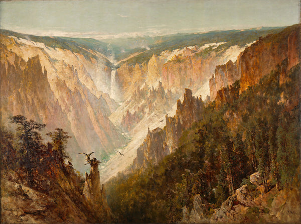 Thomas Hill — The Grand Canyon of the Yellowstone | Landscape Fine Art Print