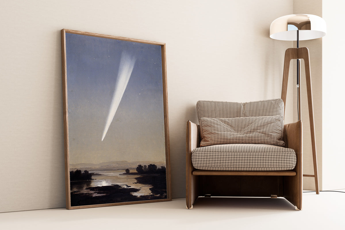 José María Velasco — The Great Comet of 1882 | Landscape Fine Art Print