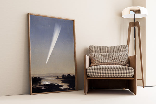 José María Velasco — The Great Comet of 1882 | Landscape Fine Art Print
