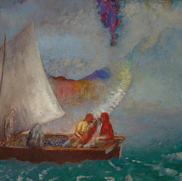 Odilon Redon — The Grey Sail | Symbolist Art Print