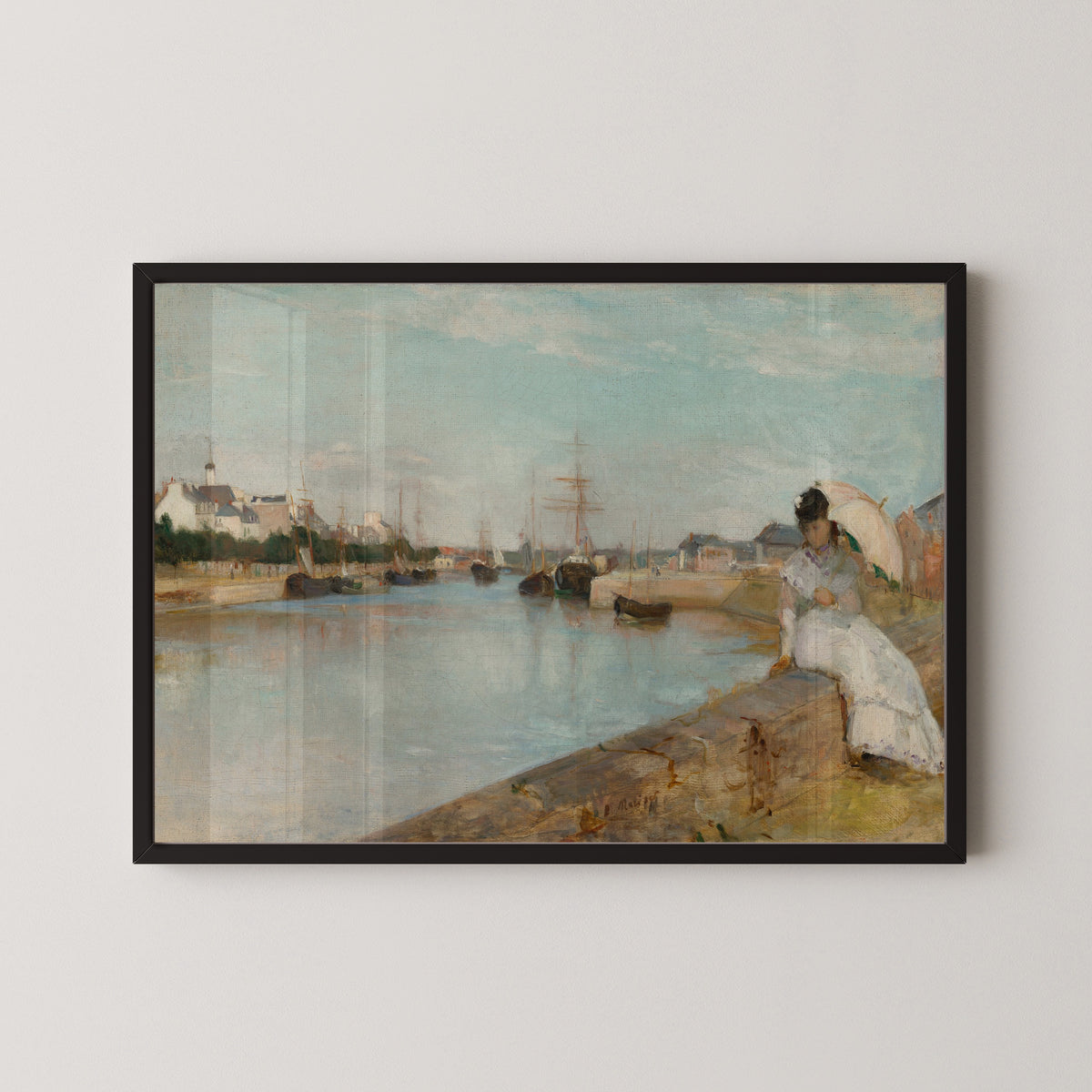 Berthe Morisot — The Harbor at Lorient | Fine Art Print