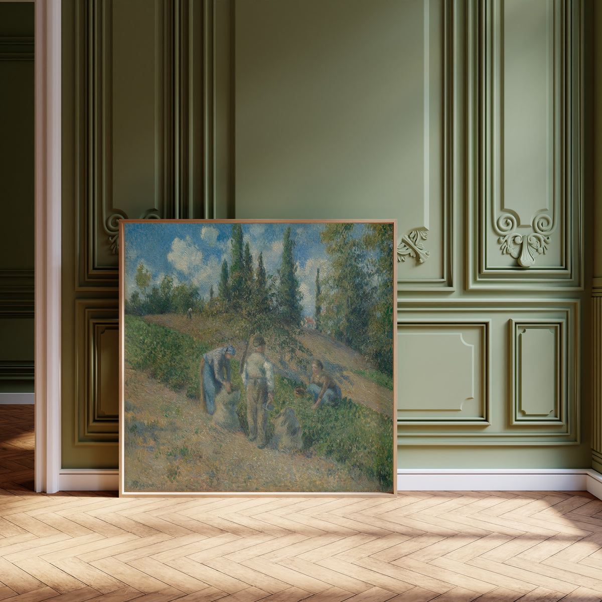 Camille Pissarro — The Harvest, Pontoise (La Récolte, Pontoise) | Fine Art Print