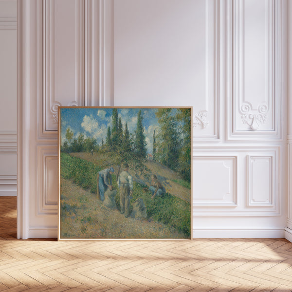 Camille Pissarro — The Harvest, Pontoise (La Récolte, Pontoise) | Fine Art Print