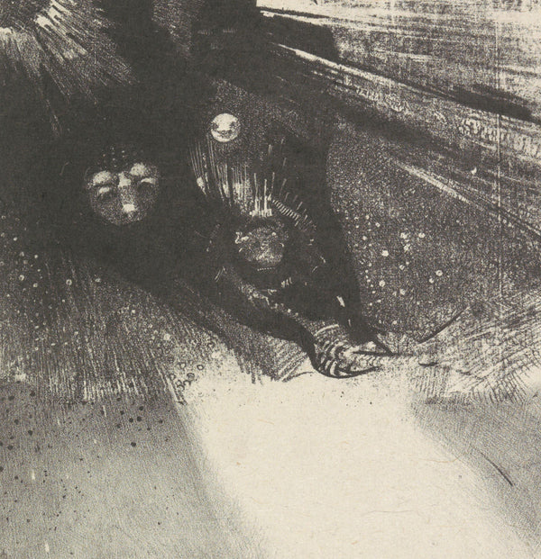 Odilon Redon — The Haunted House: Hideous Larvae | Symbolist Art Print