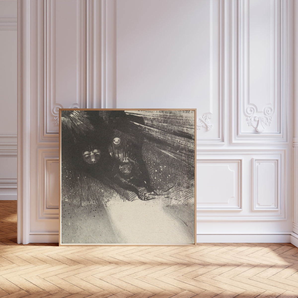 Odilon Redon — The Haunted House: Hideous Larvae | Symbolist Art Print
