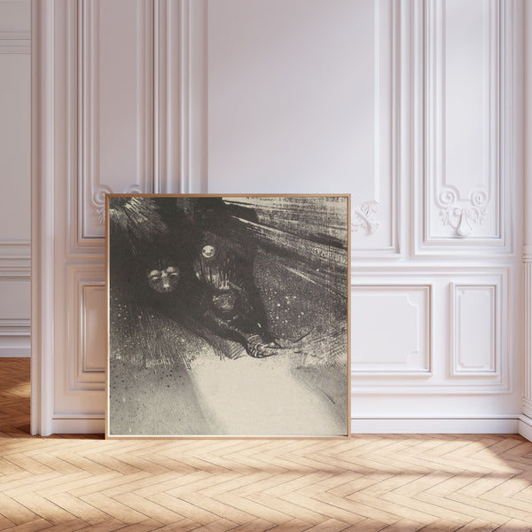 Odilon Redon — The Haunted House: Hideous Larvae | Symbolist Art Print
