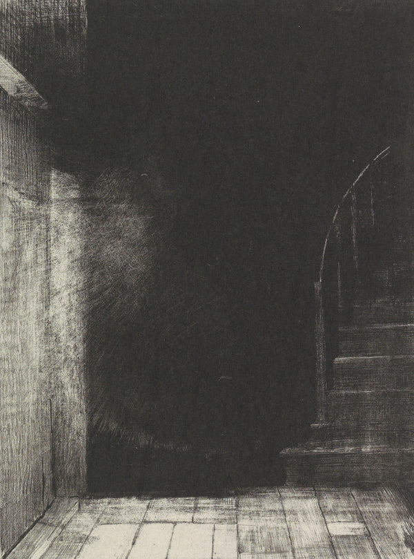 Odilon Redon — The Haunted House: I Saw a Flash of Light, Large and Pale | Symbolist Art Print
