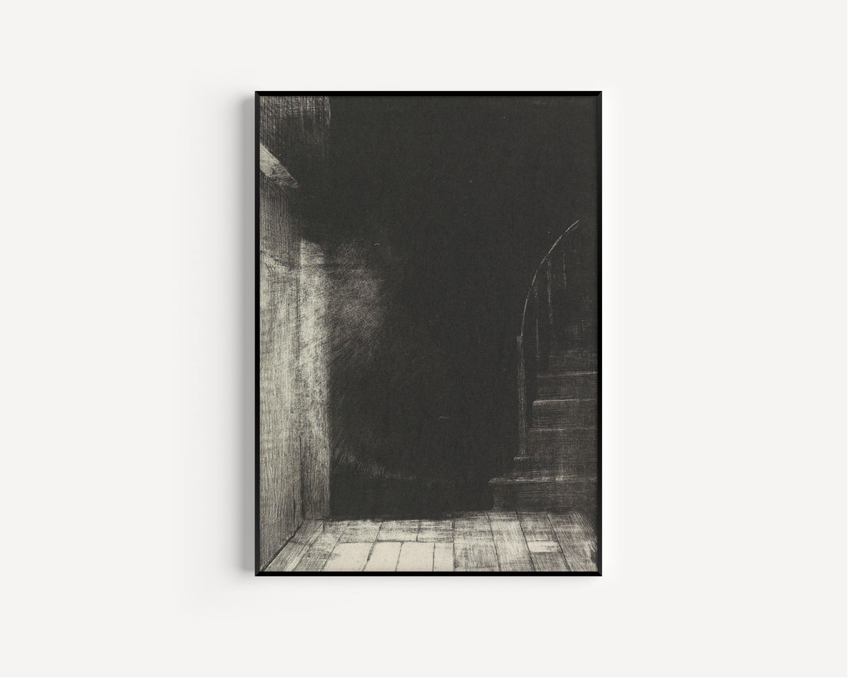 Odilon Redon — The Haunted House: I Saw a Flash of Light, Large and Pale | Symbolist Art Print
