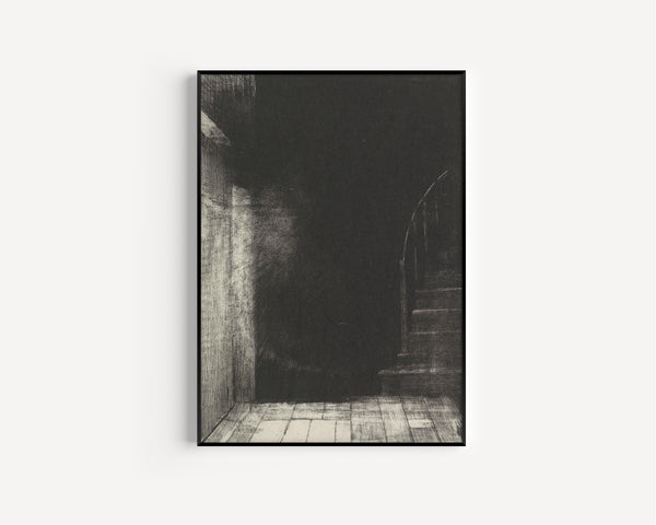 Odilon Redon — The Haunted House: I Saw a Flash of Light, Large and Pale | Symbolist Art Print
