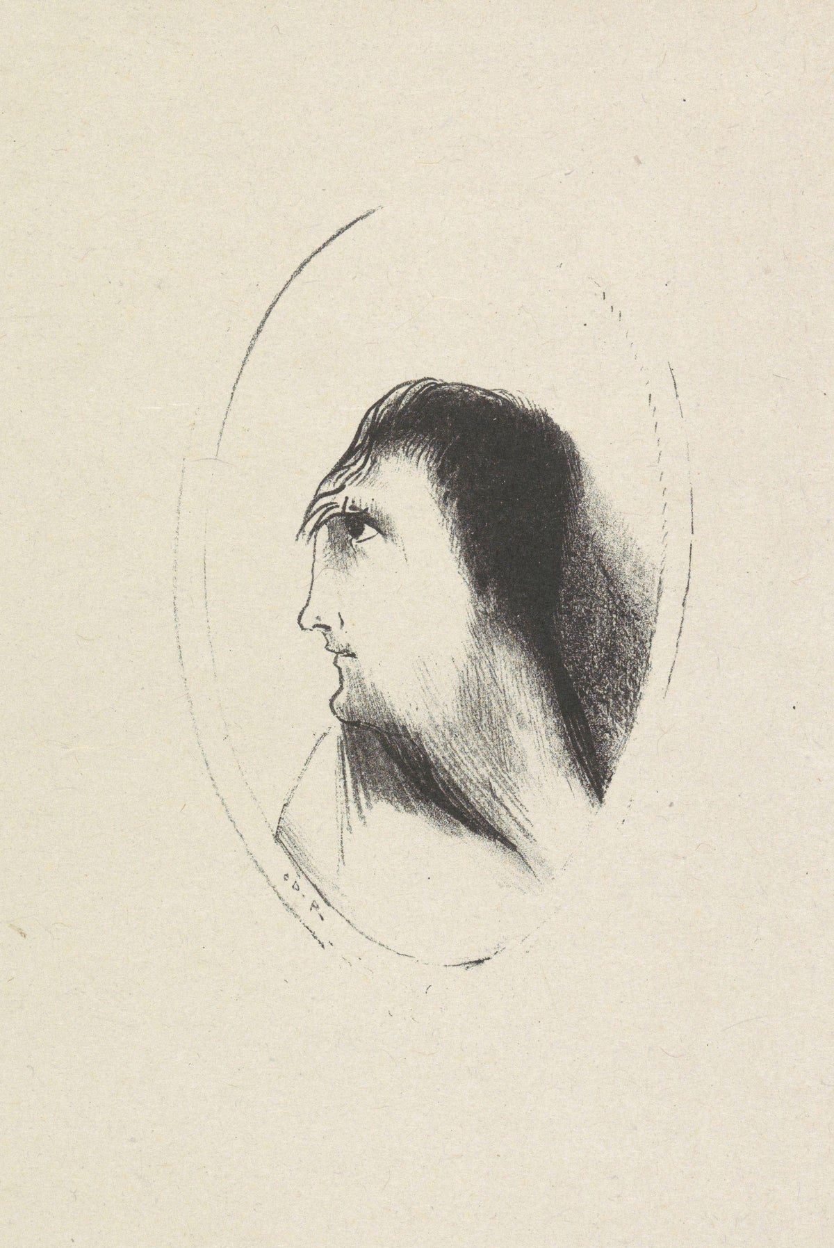 Odilon Redon — The Haunted House: The Breadth and Flatness of the Frontal Bone | Symbolist Art Print