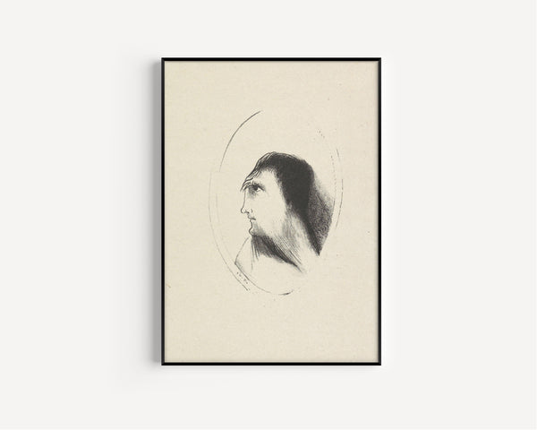 Odilon Redon — The Haunted House: The Breadth and Flatness of the Frontal Bone | Symbolist Art Print