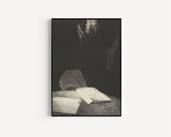 Odilon Redon — The Haunted House: To All Appearances, It Was a Hand of Flesh and Blood | Symbolist Art Print