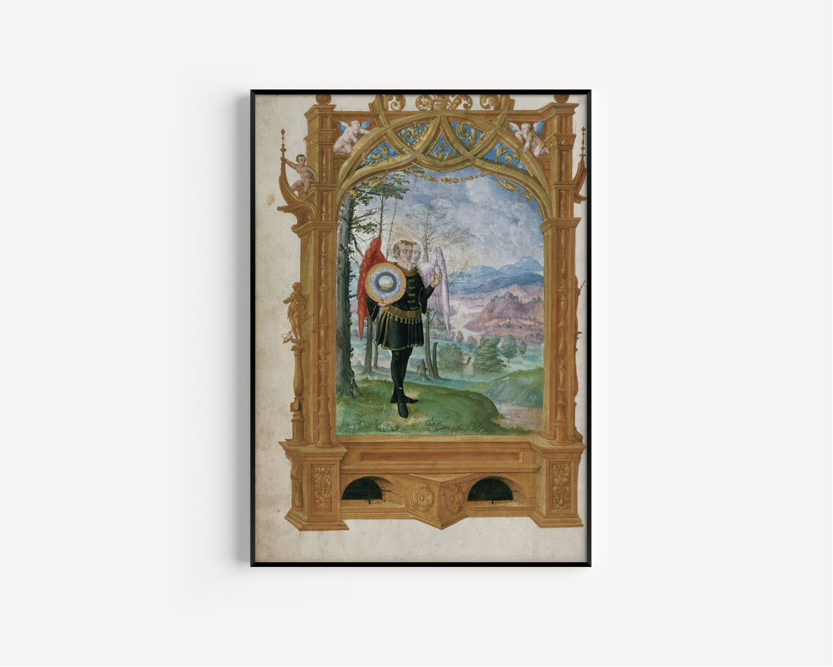 Splendor Solis — The Hermaphrodite | Illuminated Manuscript Print