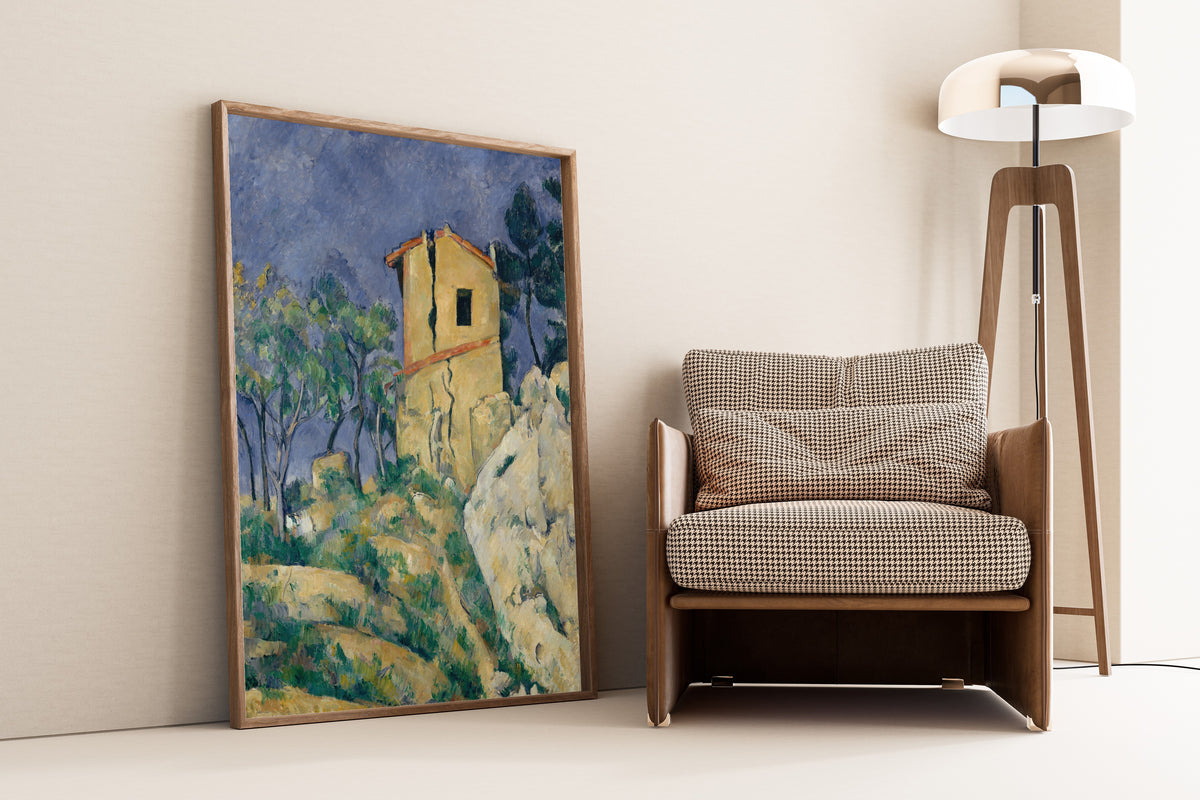 Paul Cezanne — The House with the Cracked Walls | Fine Art Print