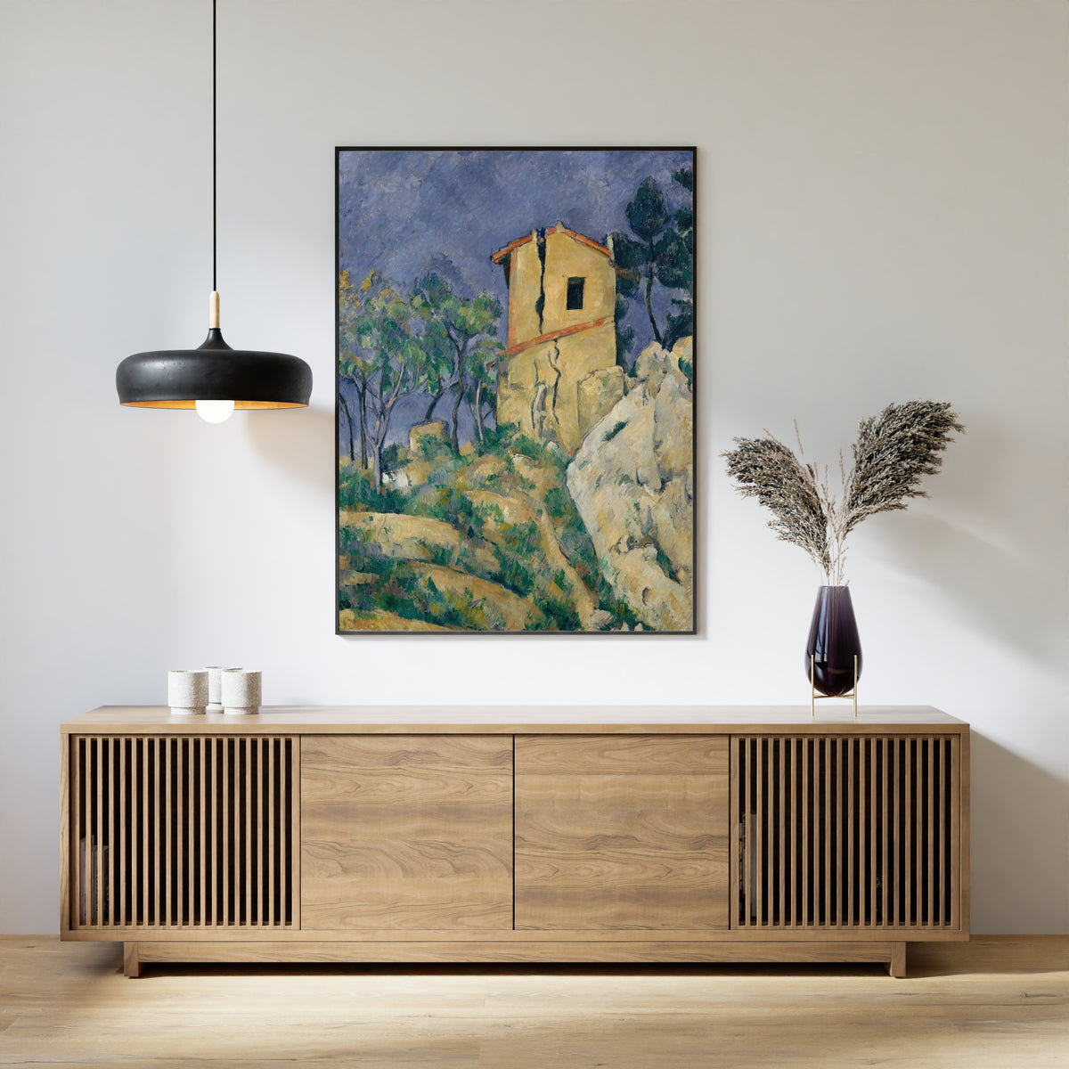 Paul Cezanne — The House with the Cracked Walls | Fine Art Print