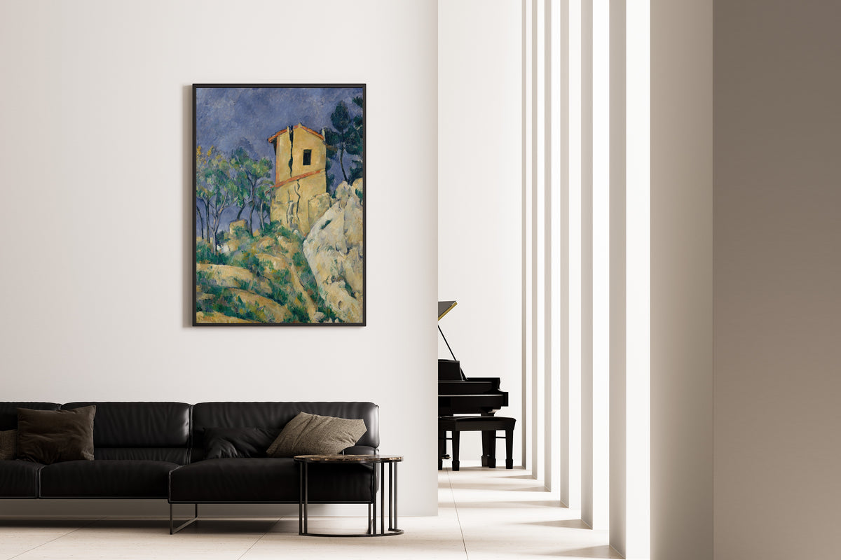 Paul Cezanne — The House with the Cracked Walls | Fine Art Print