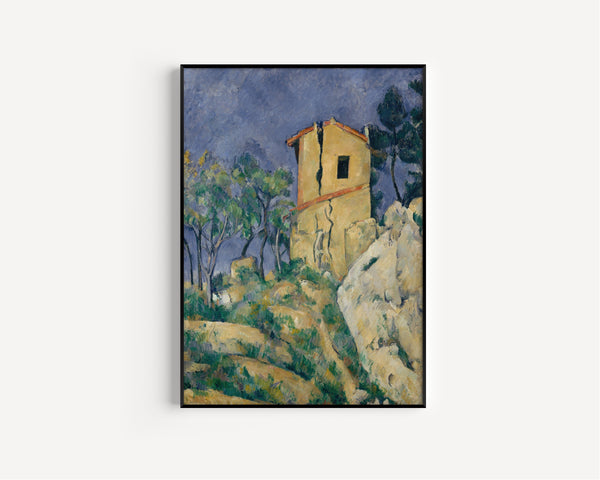 Paul Cezanne — The House with the Cracked Walls | Fine Art Print