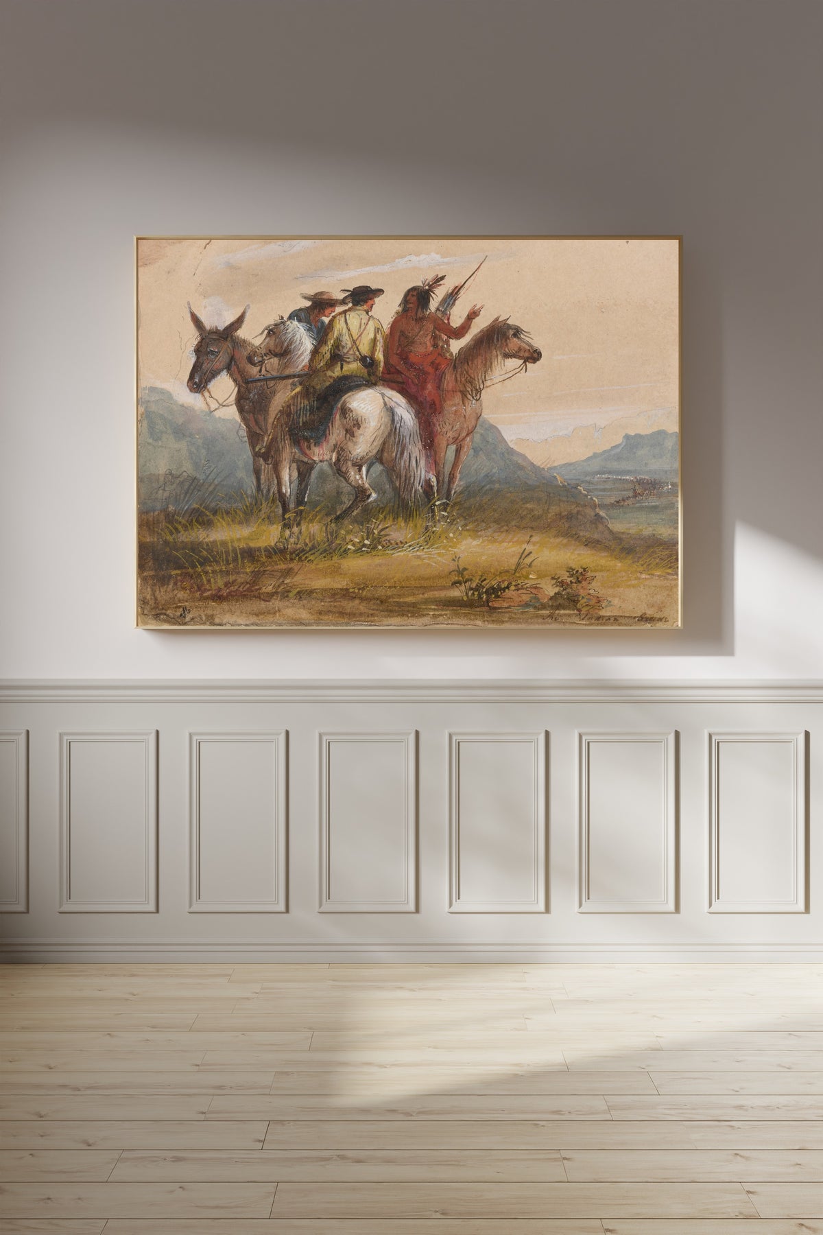 Alfred Jacob Miller — The Indian Guide | Western Art Print