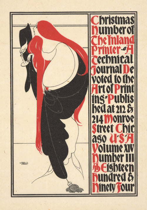 Will Bradley — The Inland Printer, Christmas Number, 1894 | Vintage Christmas Print