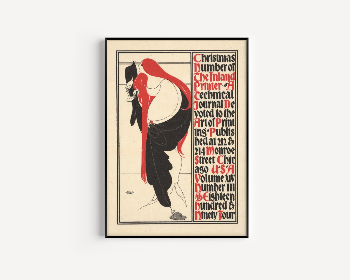 Will Bradley — The Inland Printer, Christmas Number, 1894 | Vintage Christmas Print