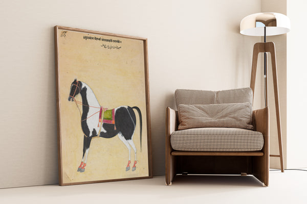 Bhavani Das — The Iraqi Steed Jugaldan | Indian Miniature Painting Print