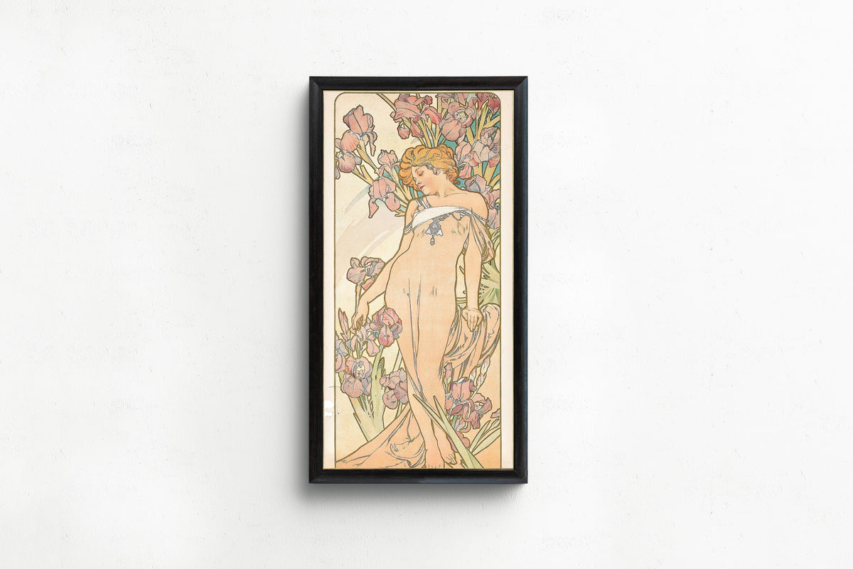 Alphonse Mucha — The Iris | Art Nouveau Print
