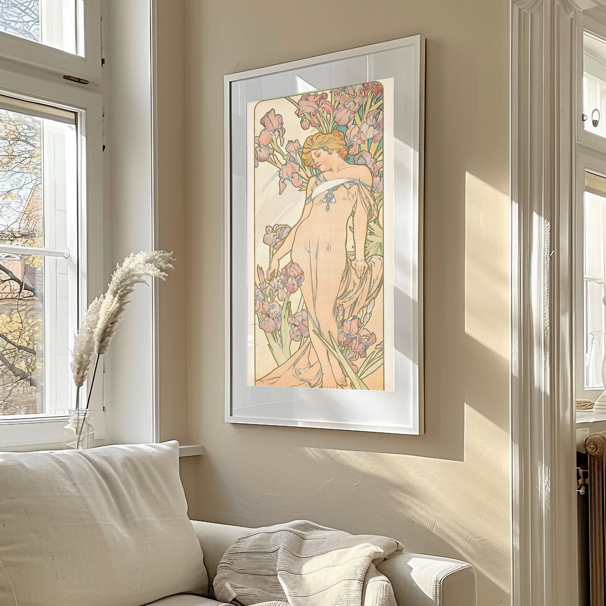 Alphonse Mucha — The Iris | Art Nouveau Print