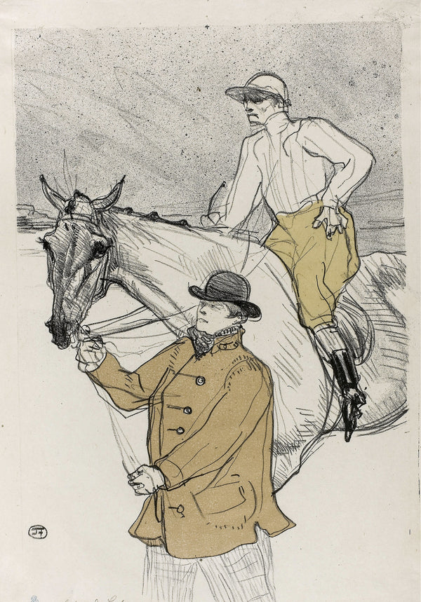 Henri de Toulouse-Lautrec — The Jockey Going to the Post | Lithograph Print