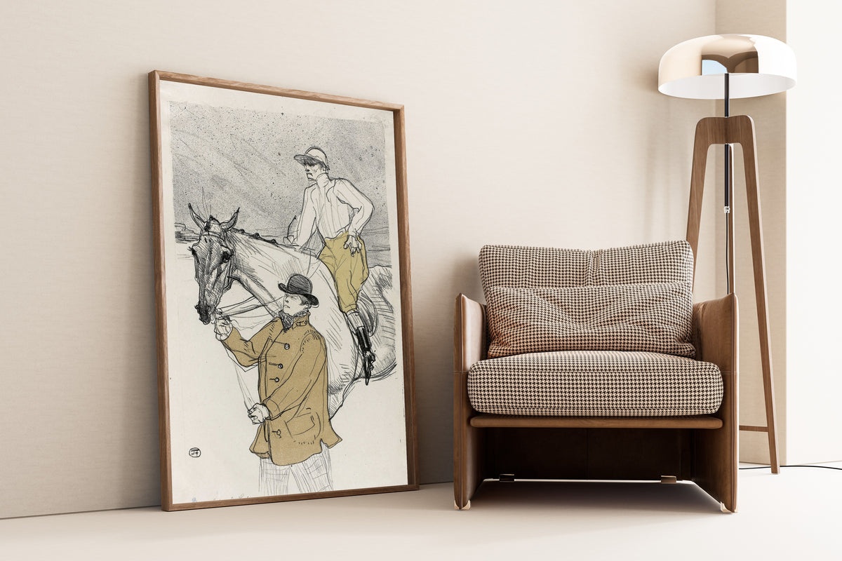 Henri de Toulouse-Lautrec — The Jockey Going to the Post | Lithograph Print