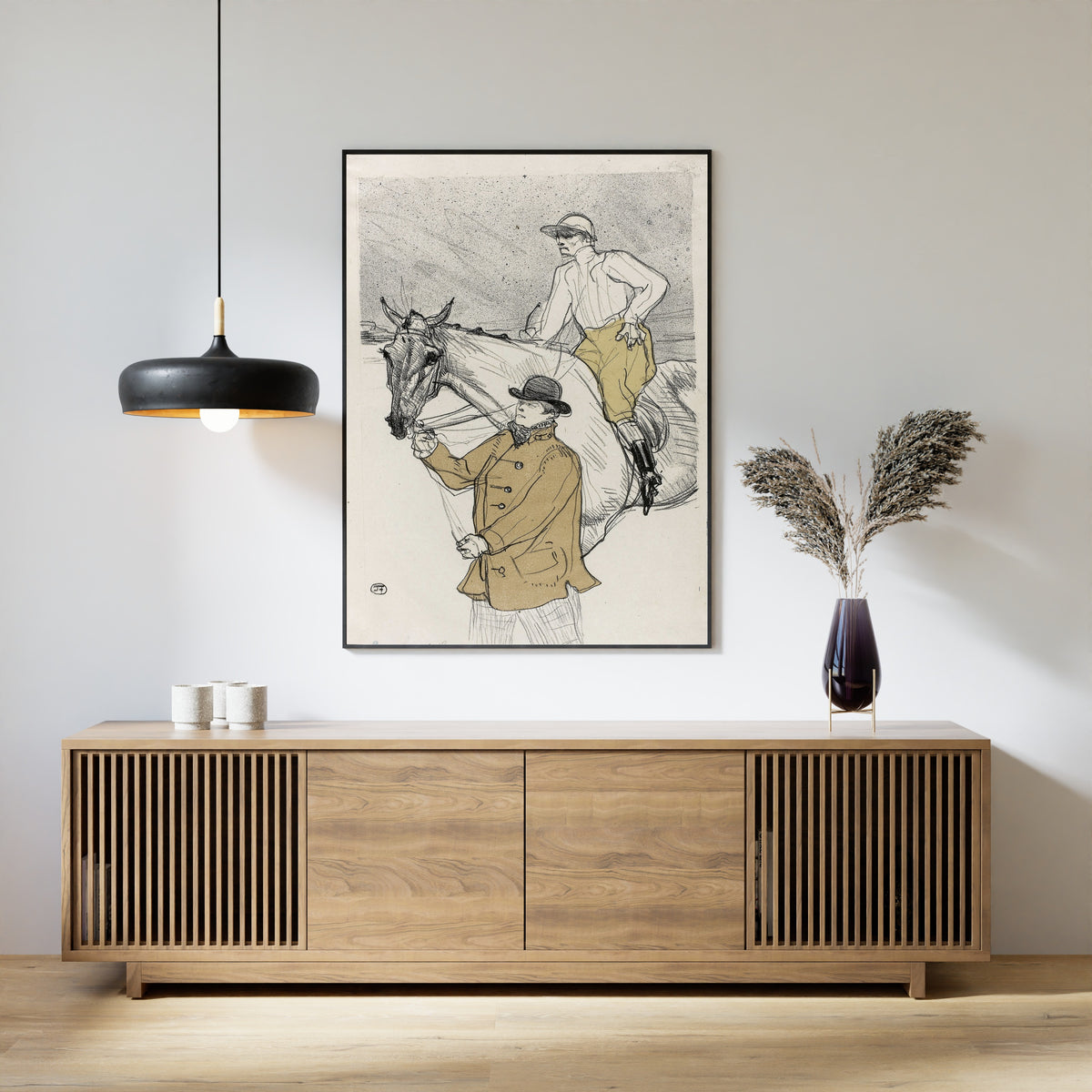 Henri de Toulouse-Lautrec — The Jockey Going to the Post | Lithograph Print