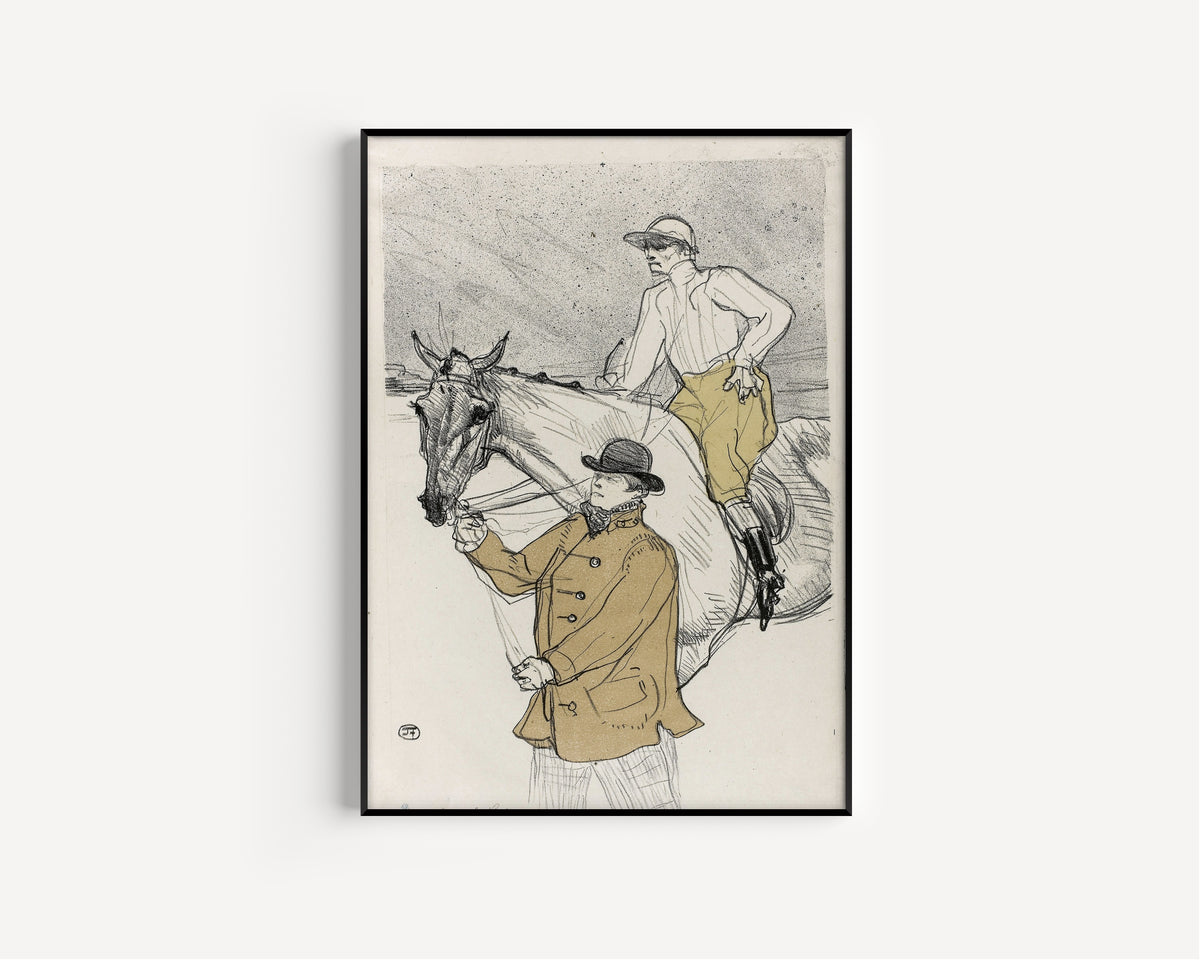 Henri de Toulouse-Lautrec — The Jockey Going to the Post | Lithograph Print