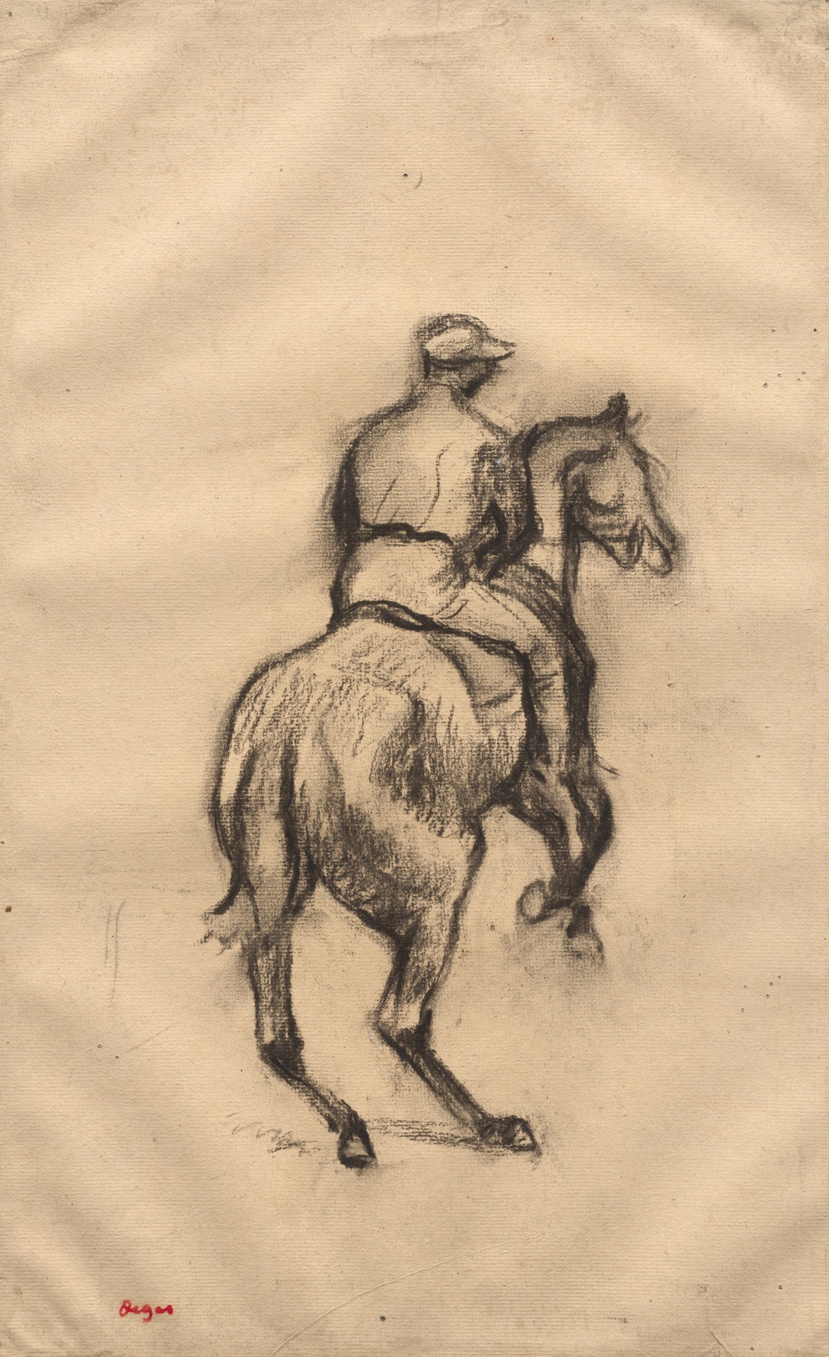 Edgar Degas — The Jockey (Seen from Behind) | Fine Art Print