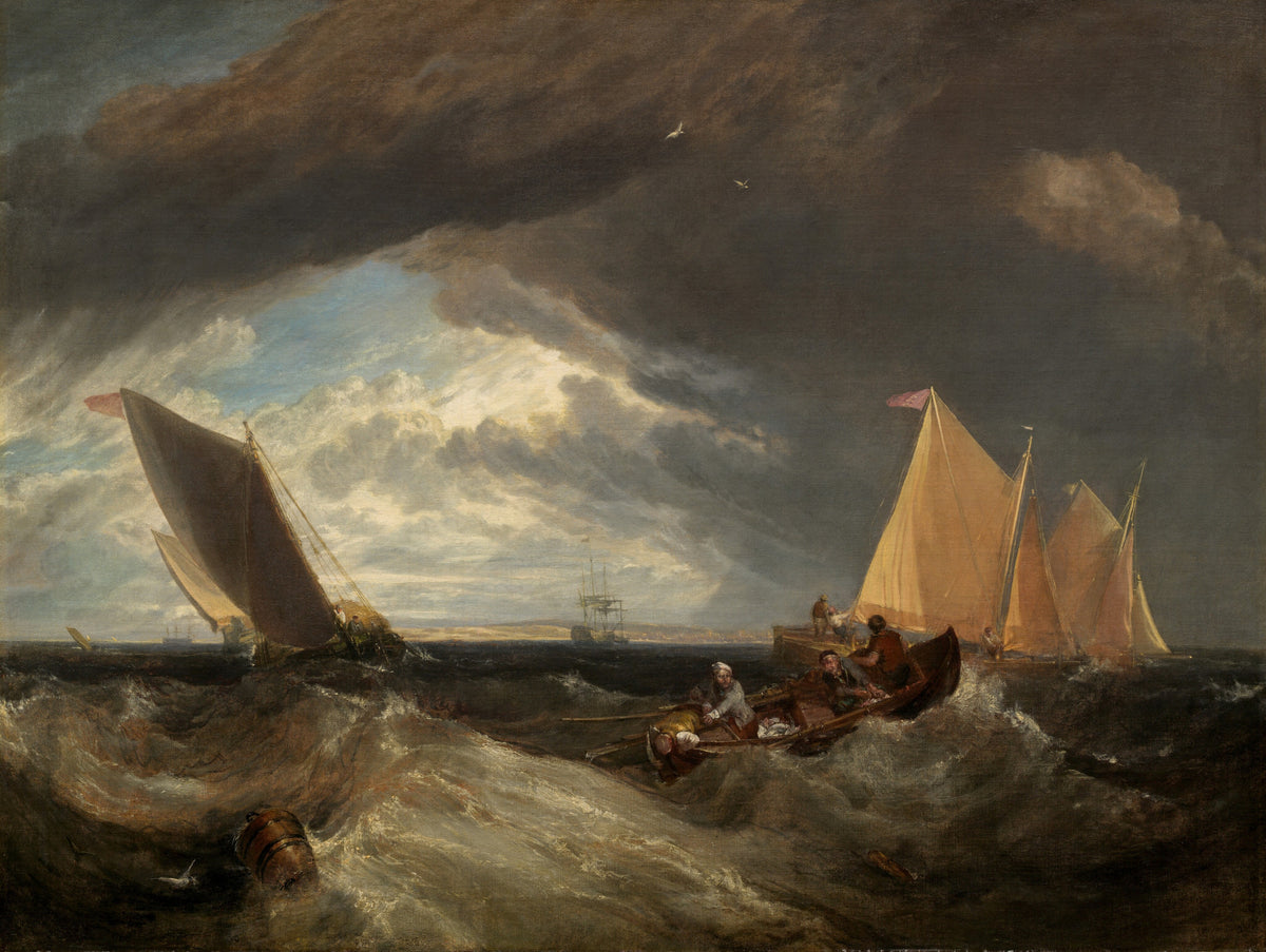 J.M.W. Turner — The Junction of the Thames and the Medway | Landscape Fine Art Print