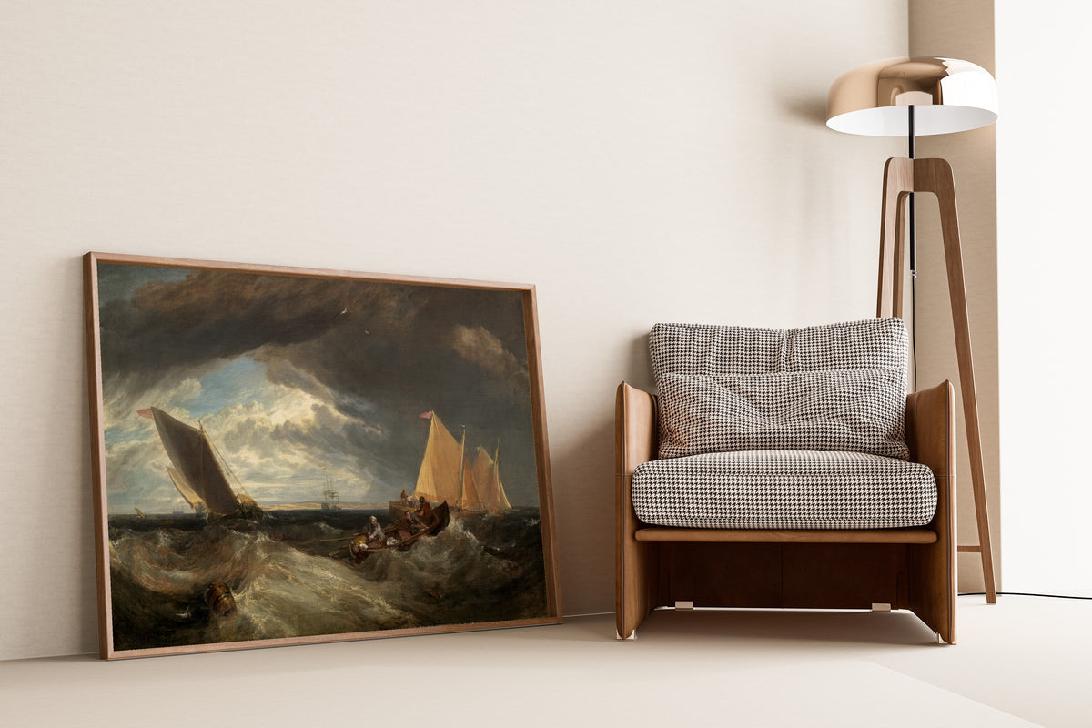 J.M.W. Turner — The Junction of the Thames and the Medway | Landscape Fine Art Print