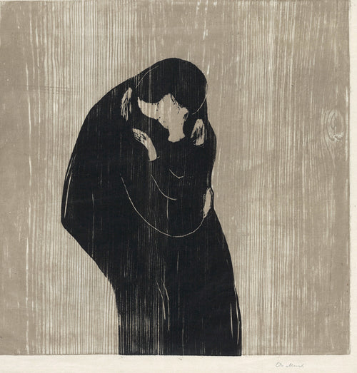 Edvard Munch — The Kiss IV | Expressionist Fine Art Print