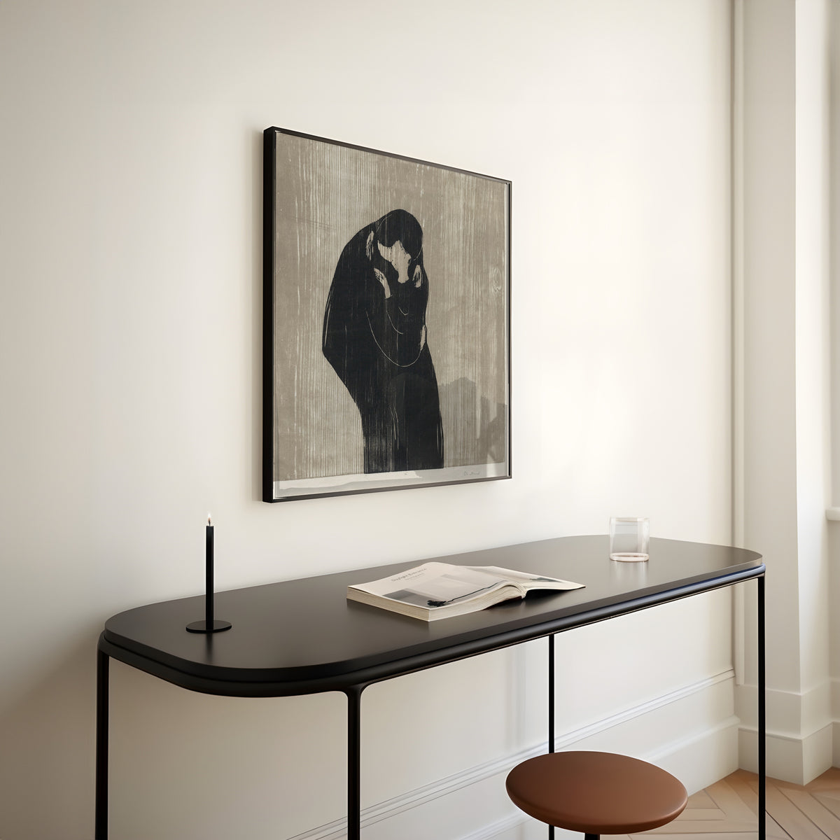 Edvard Munch — The Kiss IV | Expressionist Fine Art Print