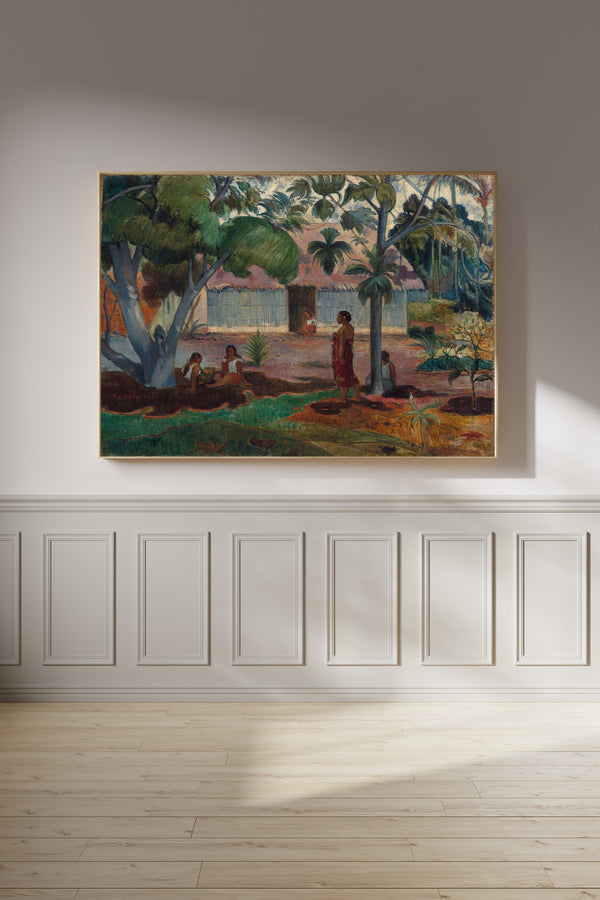 Paul Gauguin — The Large Tree (Te raau rahi) | Fine Art Print