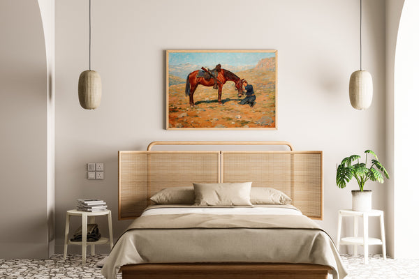 Charles Schreyvogel — The Last Drop | Western Art Print