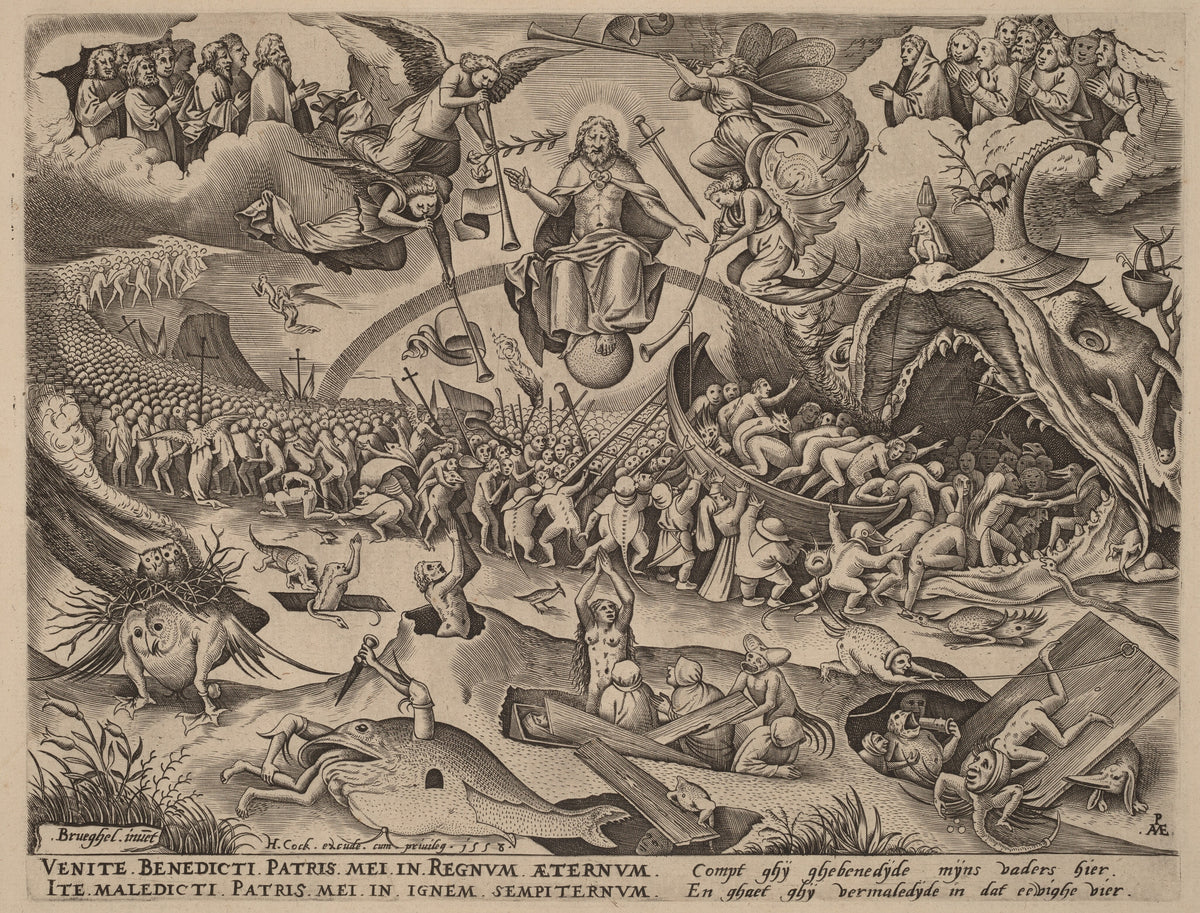 Pieter Bruegel the Elder — The Last Judgment | Engraving Print