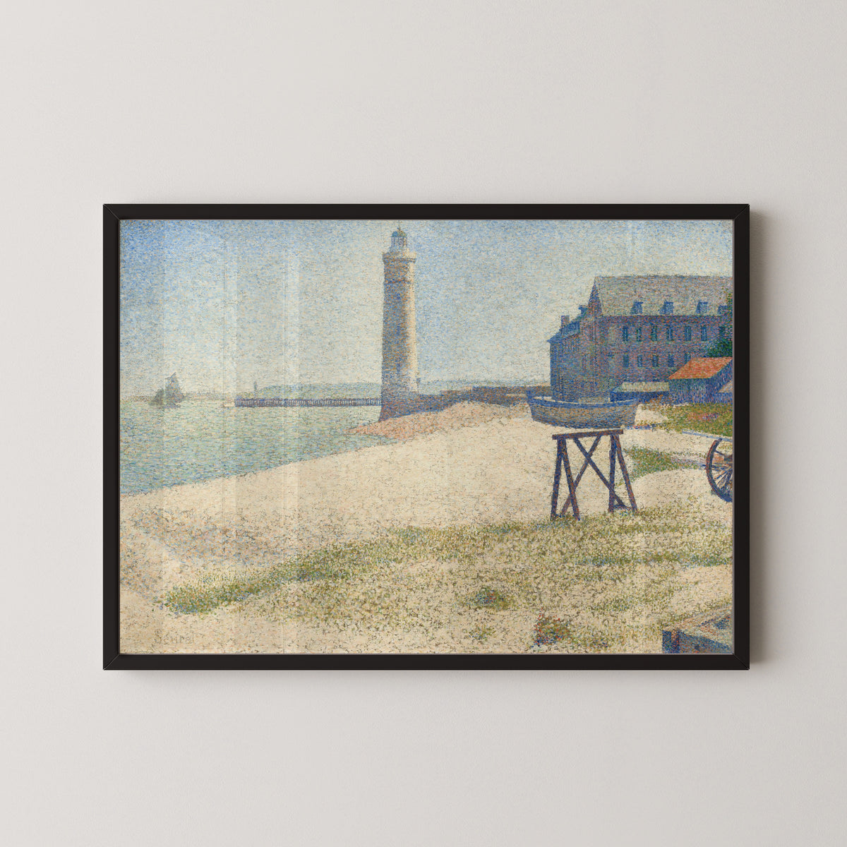Georges Seurat — The Lighthouse at Honfleur | Fine Art Print