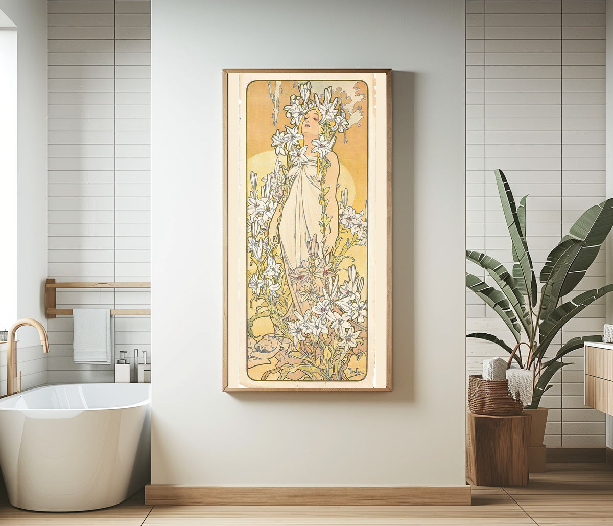 Alphonse Mucha — The Lily | Art Nouveau Print